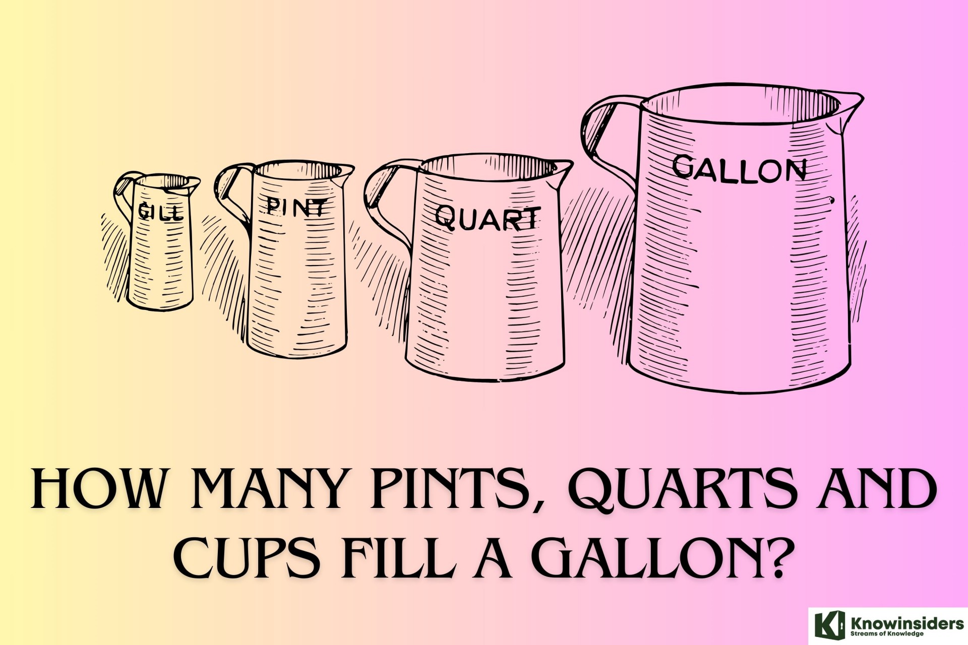 How Many Pints Fill a Gallon And How to Convert Pints into Gallons?