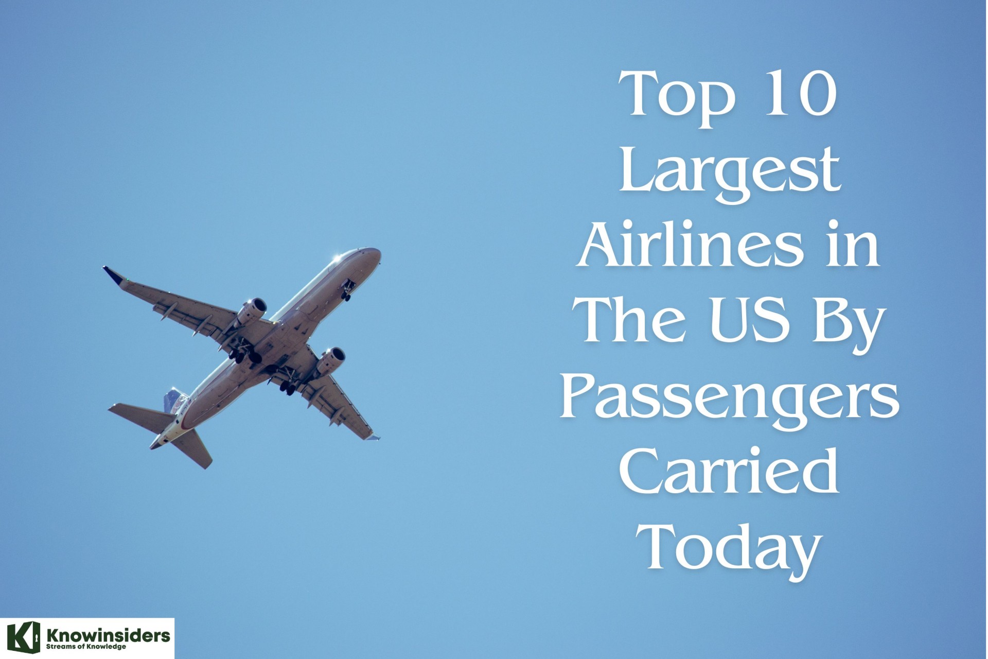 Top 10 Largest Airlines in the US by Passengers - 2024 Report