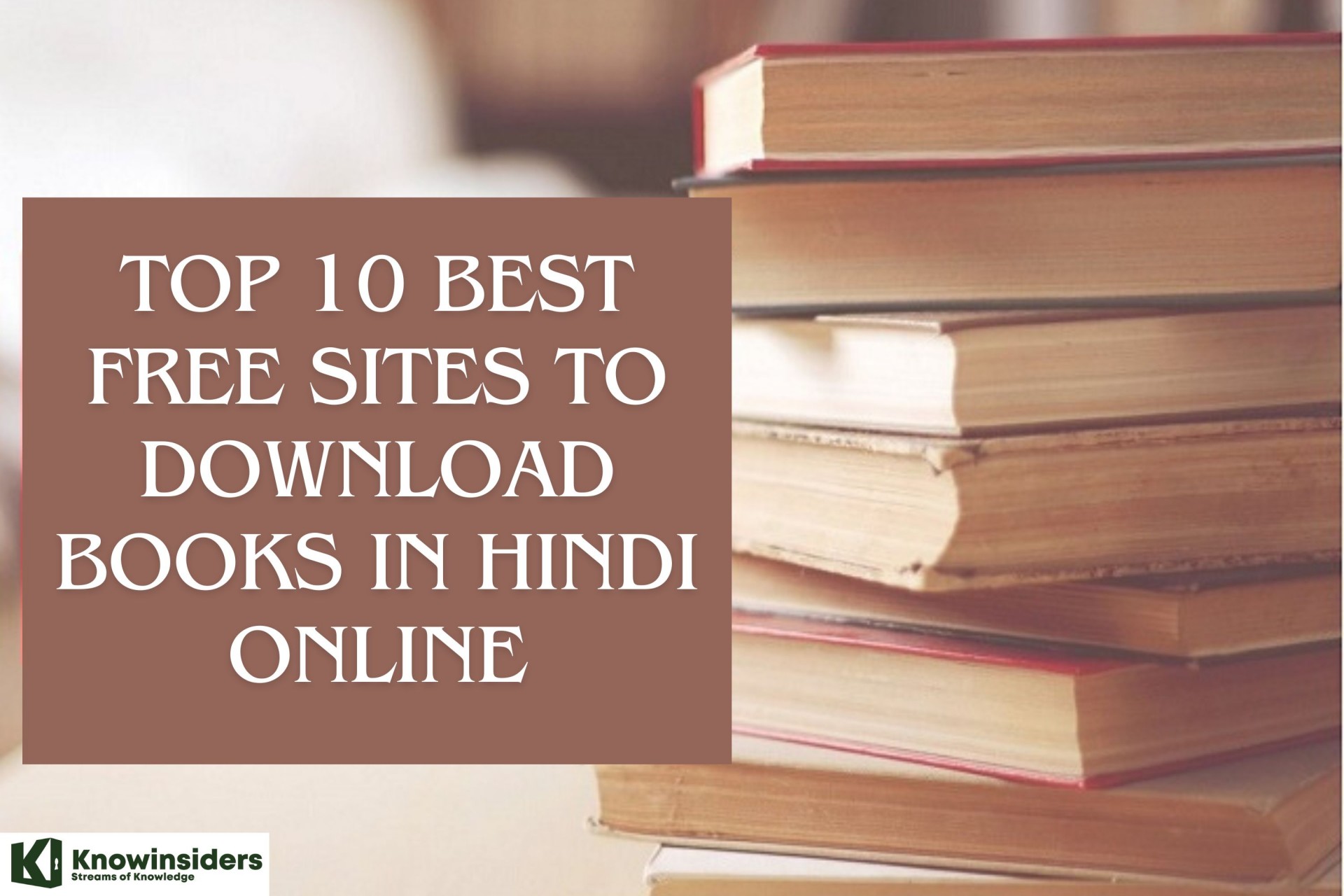 Top 10 Free & Legal Sites to Download Hindi Books Online