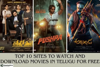 Top 10 Legal Sites to Watch/Download Movies in Telugu for Free