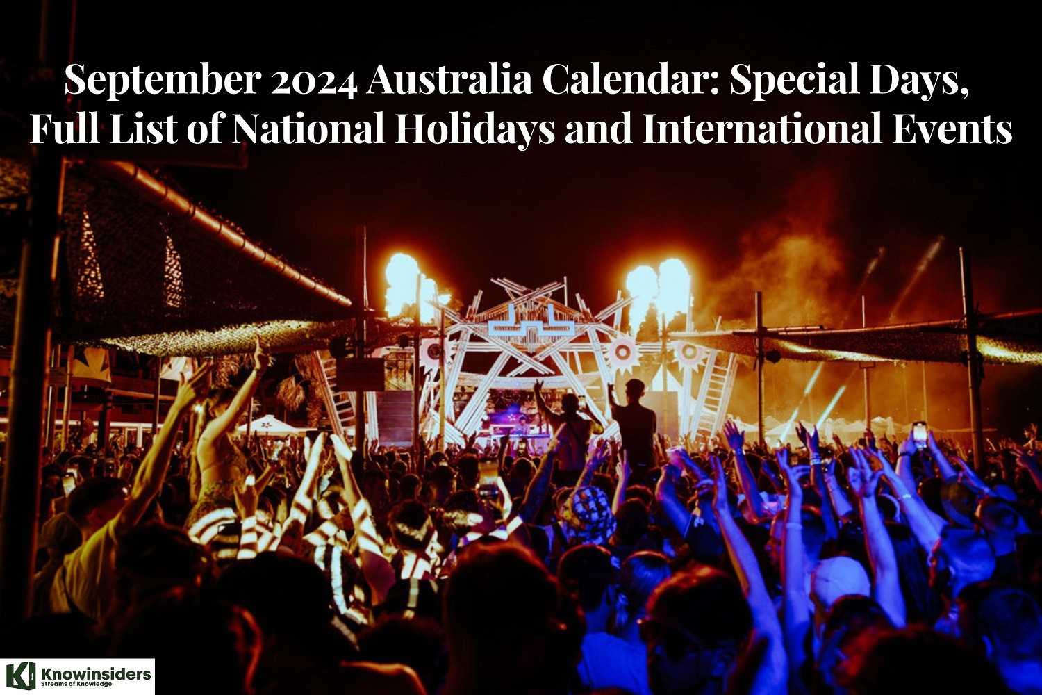 September 2024 Australia Calendar Special Days, Full List of National