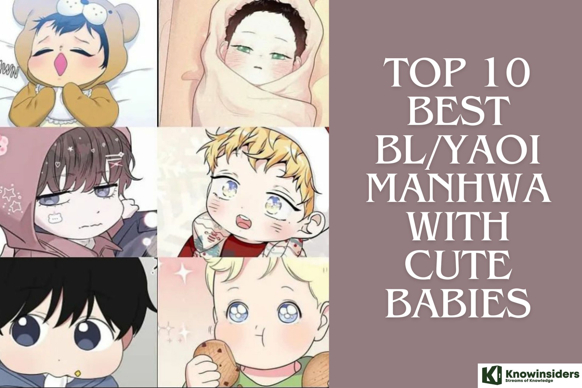 Top 10 Best BL/Yaoi Manhwa With Cute Babies | KnowInsiders