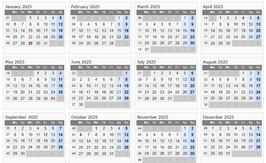 2025 China Calendar - Full List of Public Holidays And Observances: Dates and Celebrations