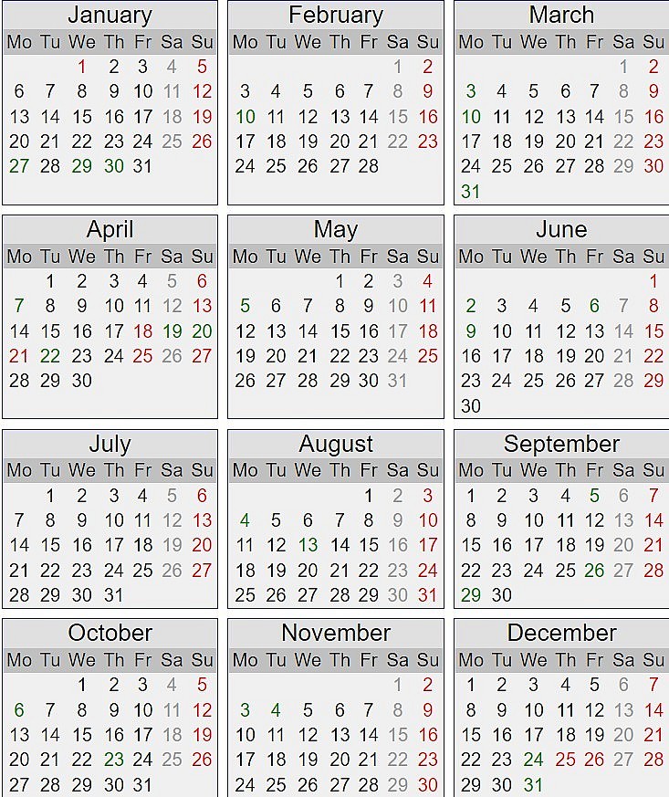 2025 Australia Calendar - Full List of Public Holidays And Observances: Dates and Celebrations