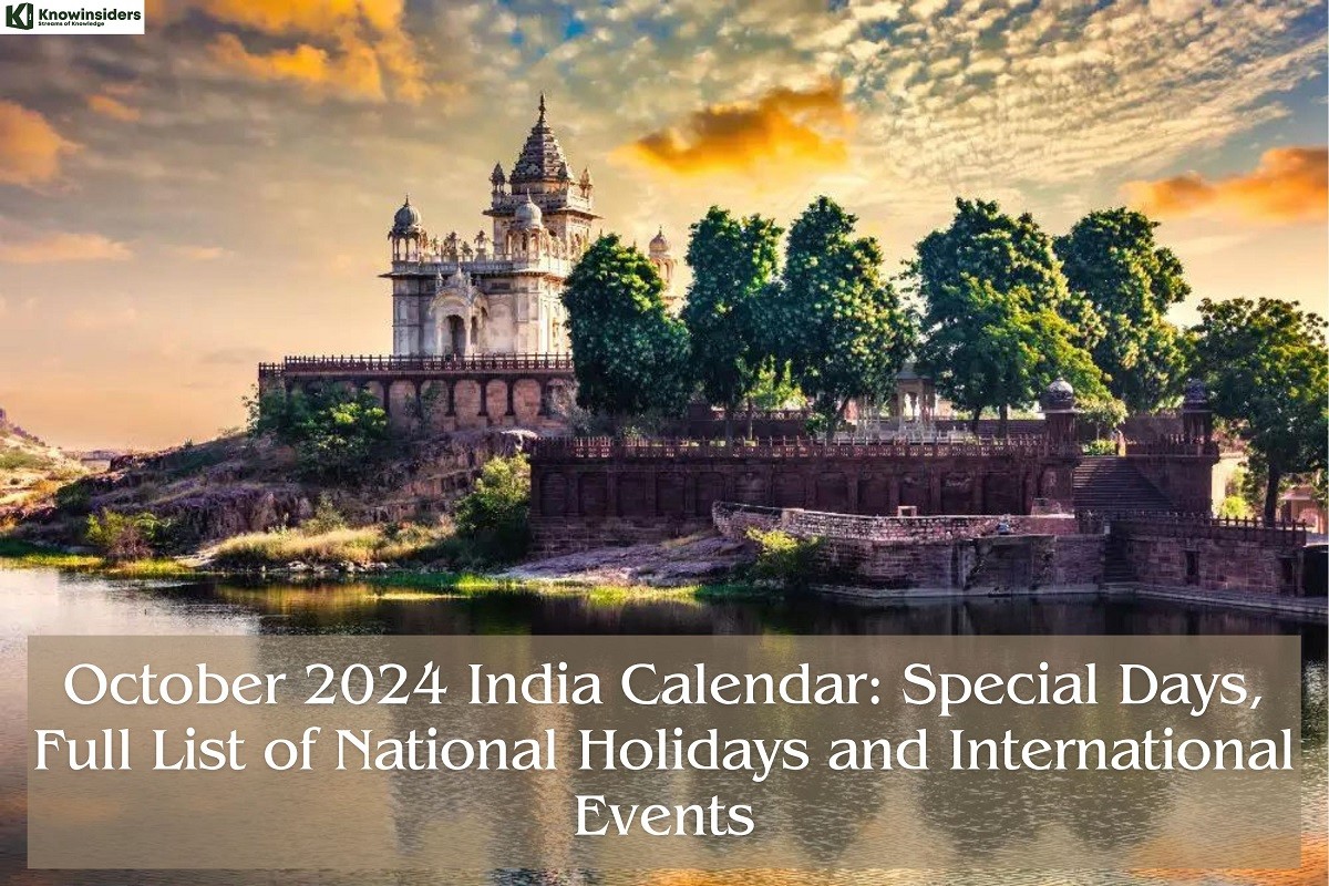 October 2024 India Calendar: Special Days, Full List of National Holidays and International Events