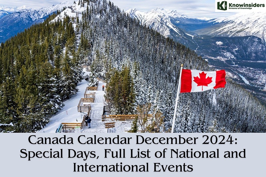 Canada Calendar December 2024: Special Days, Full List of National Holidays and International Events