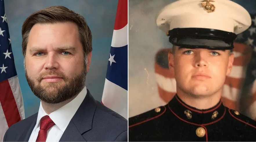 J.D. Vance in the Marine Corps