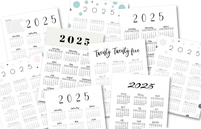 2025 Gregorian Calendar: Important Dates, Holidays, Observances and Celebrations