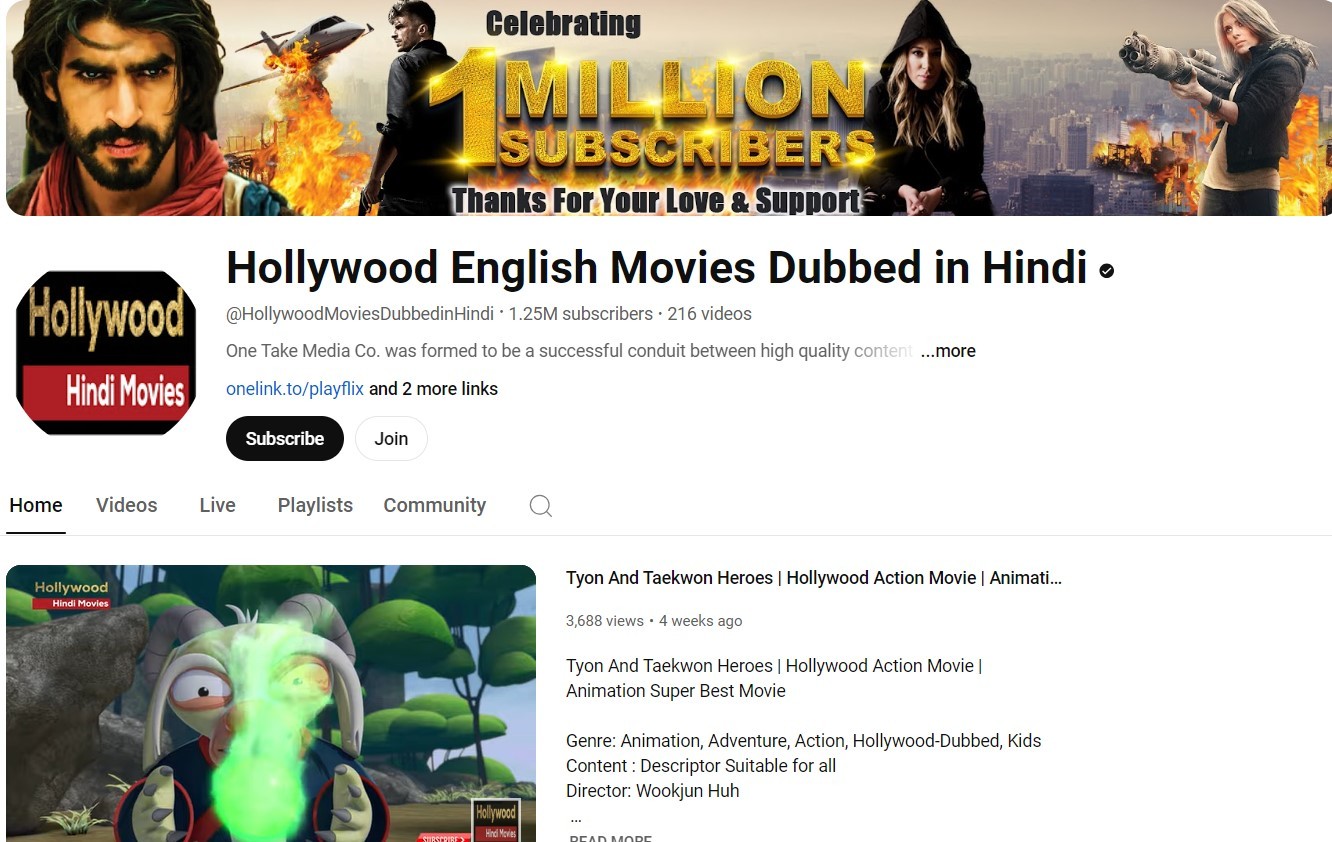 Top 10 Best Sites to Watch Hollywood Movies Dubbed in Hindi