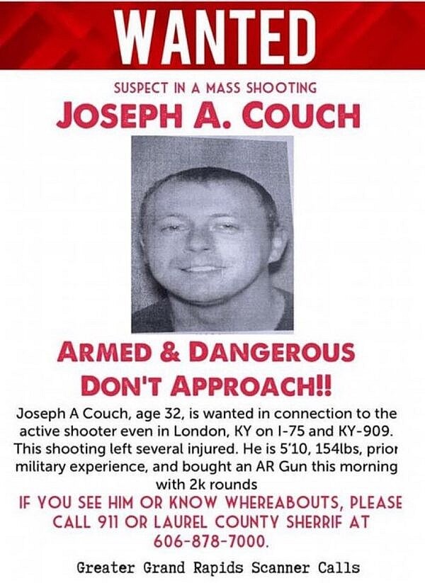 Who is Joseph A Couch - Kentucky Shooting