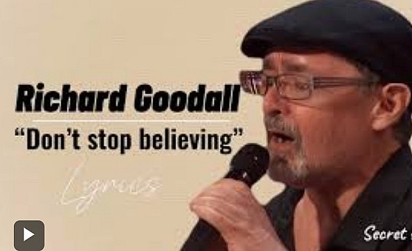 Lyrics of 'Don't Stop Believin' by Richard Goodall - "America's Got Talent" Newest Winner