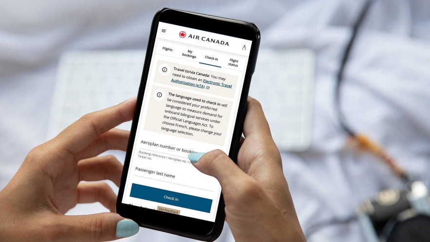 How to Check In Online with Air Canada