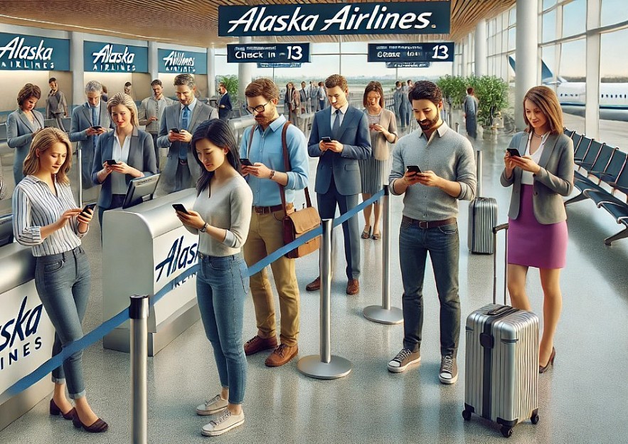 Check in online with Alaska Airlines