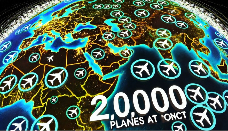 Number of Planes in the Sky at Once