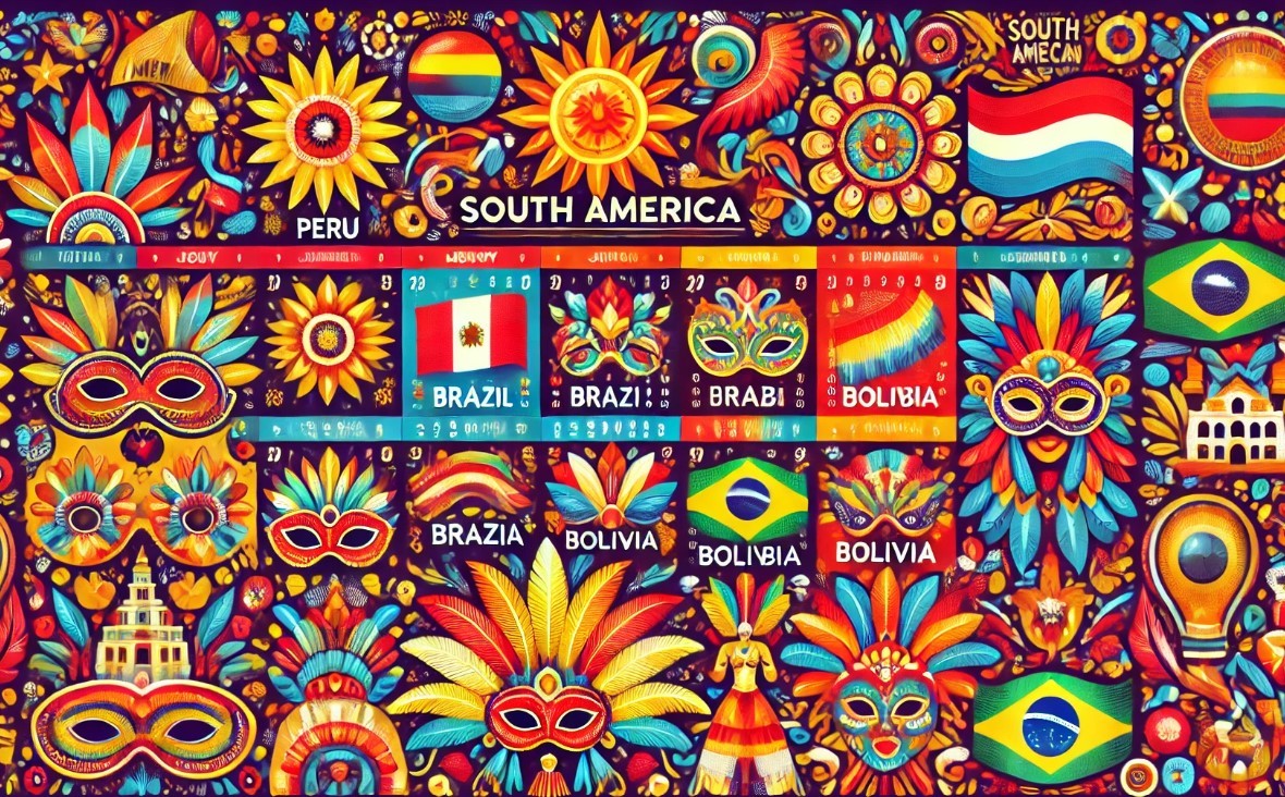 List of Public Holidays for South American Countries - 2025 Calendar