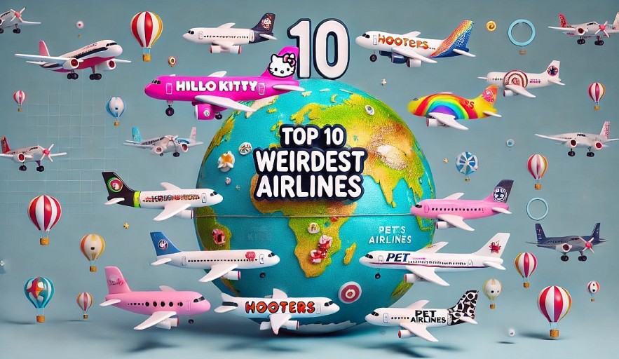 Top 10 Most Unique and Weirdest Airlines in The World