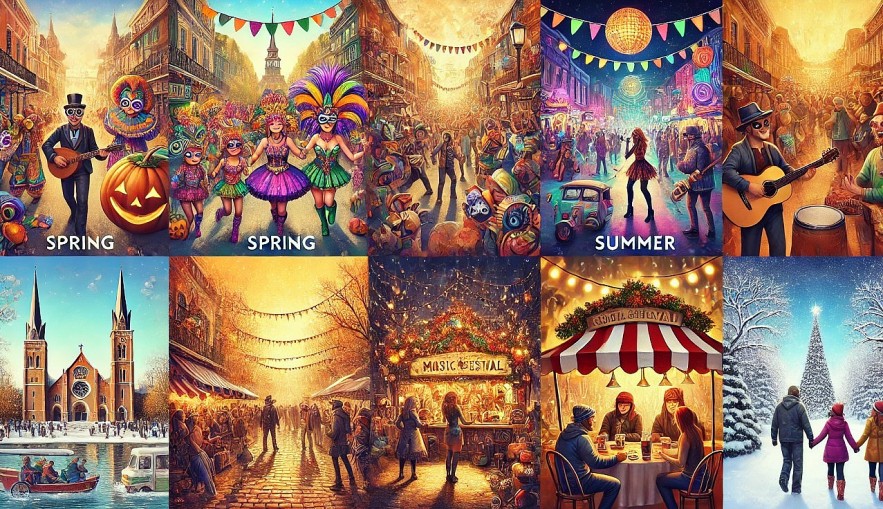 A year of festivals in the US