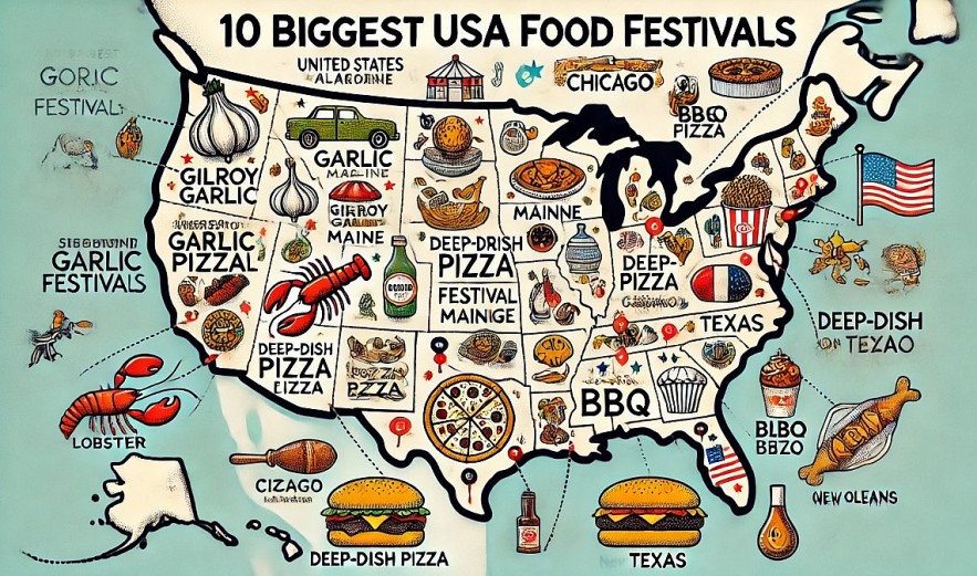 Top 10 Biggest Food Festivals in the U.S. 2025