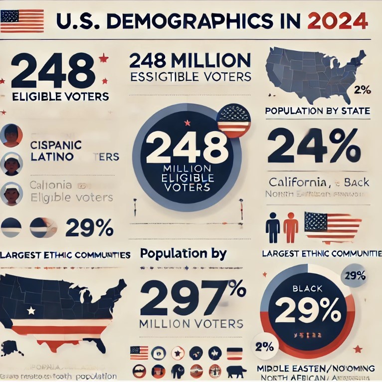 The Ultimate Guide to U.S. Population: Eligible Voters, Largest Ethnic Communities