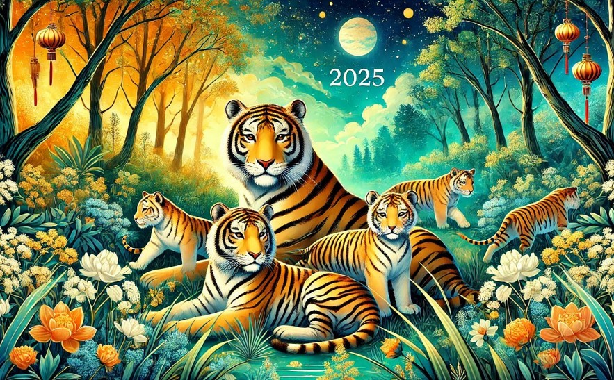 Tiger Chinese Horoscope 2025 - Predictions for Finance, Career, Love, Lucky, and Unlucky