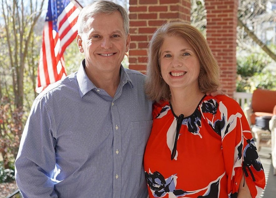 north carolina governor Josh Stein and his wife Anna