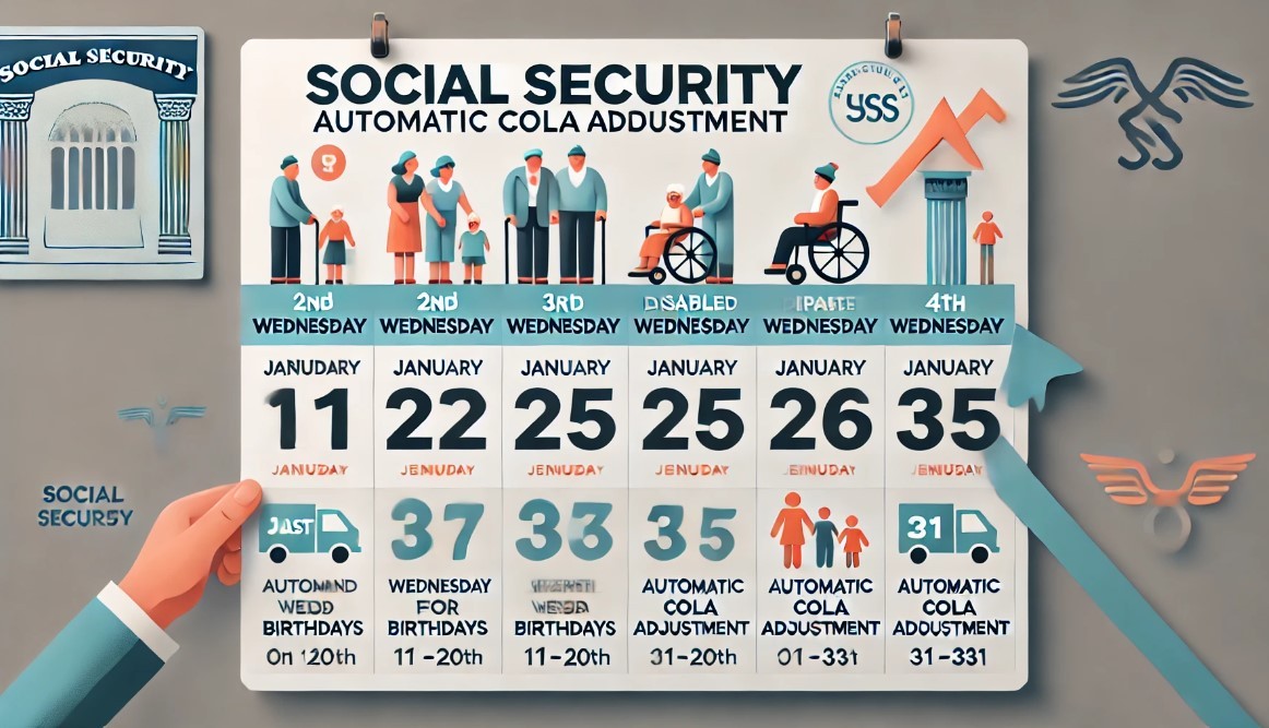 Beneficiaries, Payment Schedules for 2025 Social Security Increase