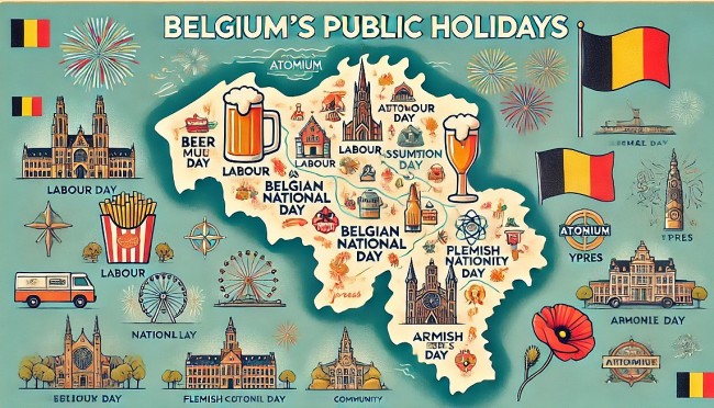 Belgium Calendar 2025 - Public & Regional Holidays: Significance and Celebration