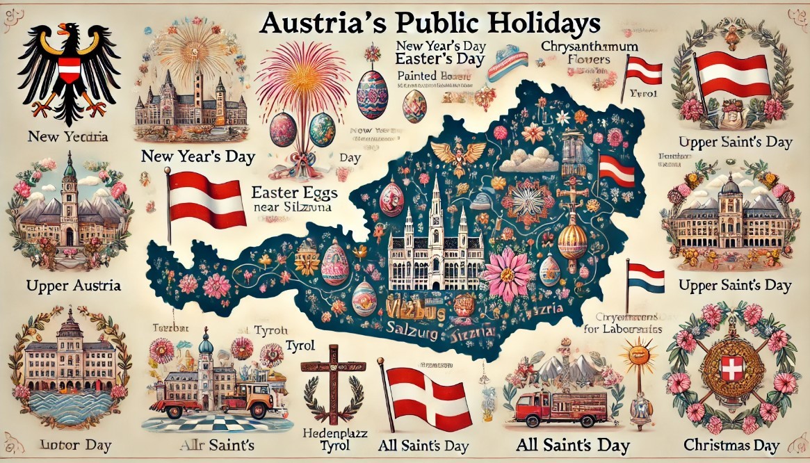 Austria Calendar 2025 - Public & Regional Holidays: Significance and Activities