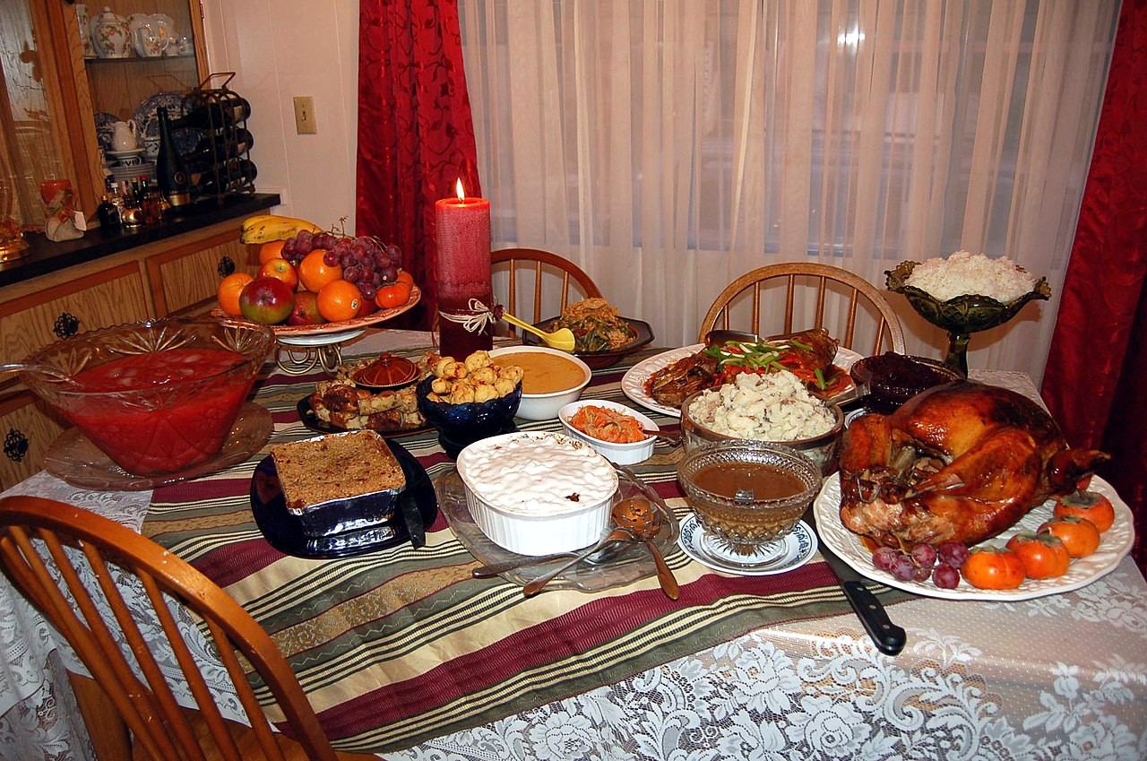 Thanksgiving in the United States is Thanksgiving dinner (informally called turkey dinner)