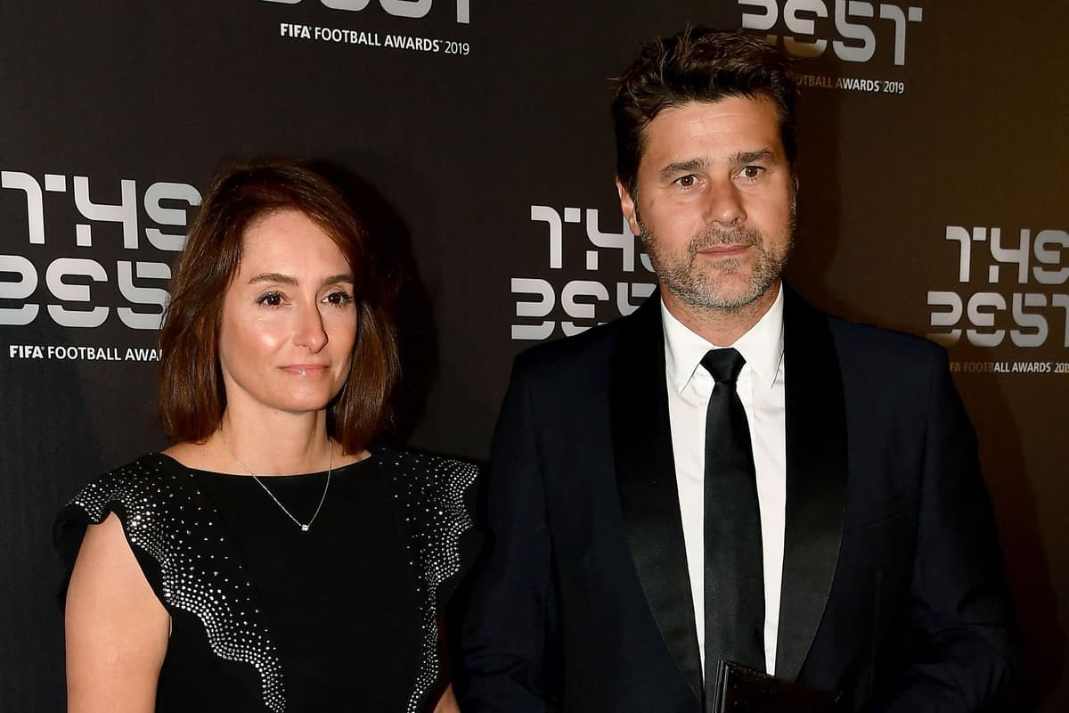 Mauricio Roberto Pochettino and his wife