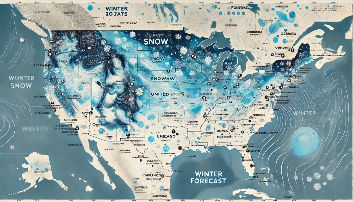 U.S. Snow Forecast for Winter 2024 2025 (Update) KnowInsiders