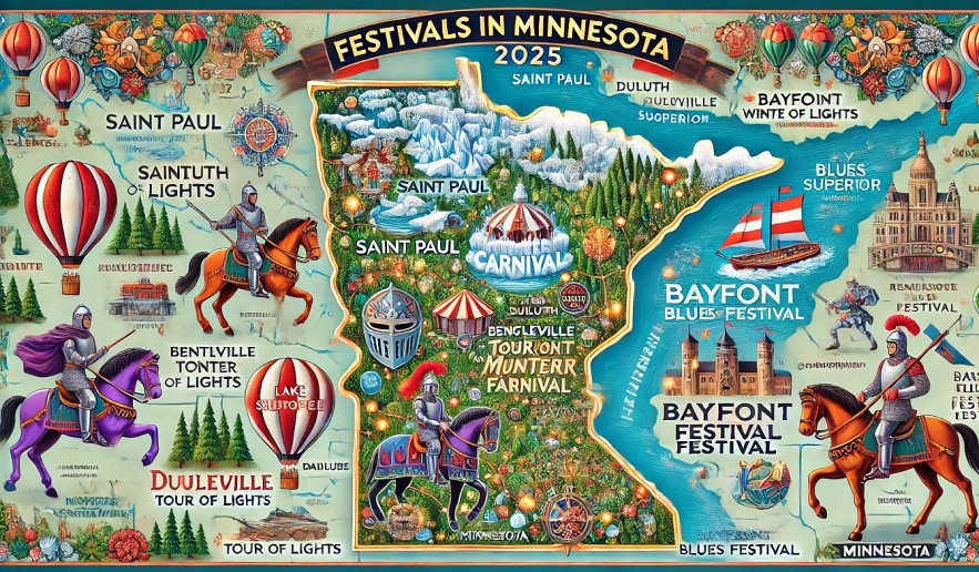 Minnesota Festival Map