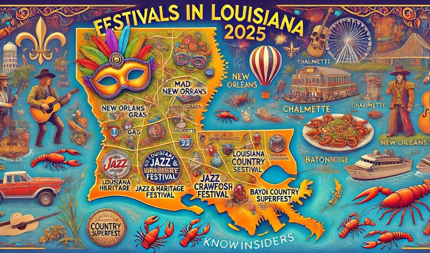 festival map for Louisiana 2025