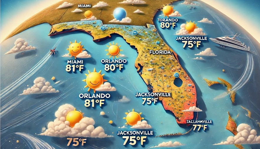 Weather Forecast for Florida Today