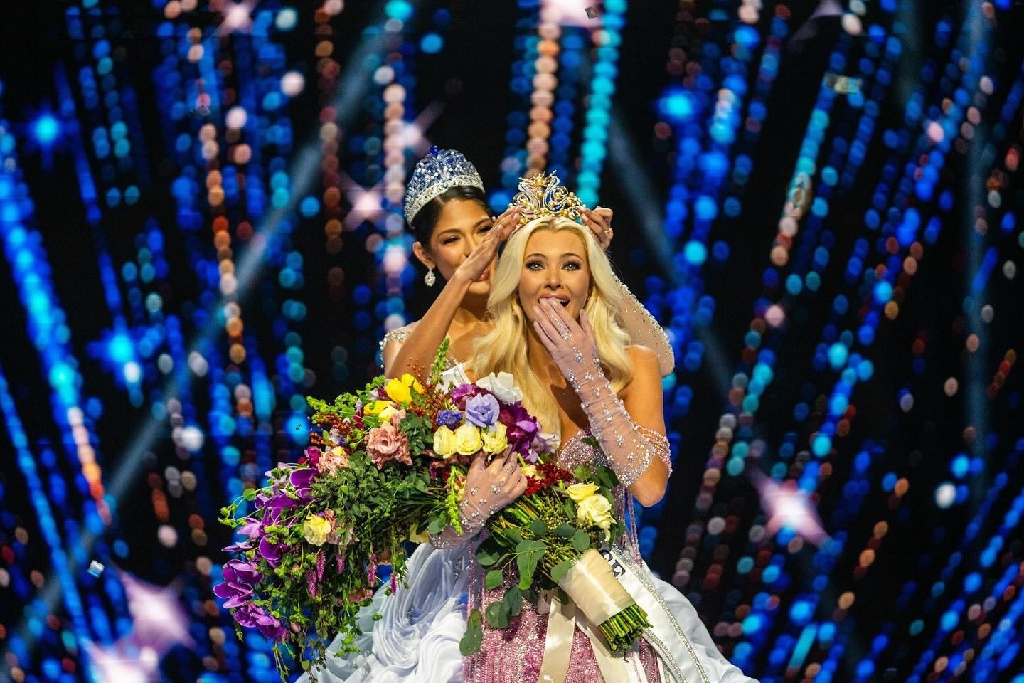 Miss Universe 2024  crowned Victoria Kjær Theilvig of Denmark as her successor at the end of the event.