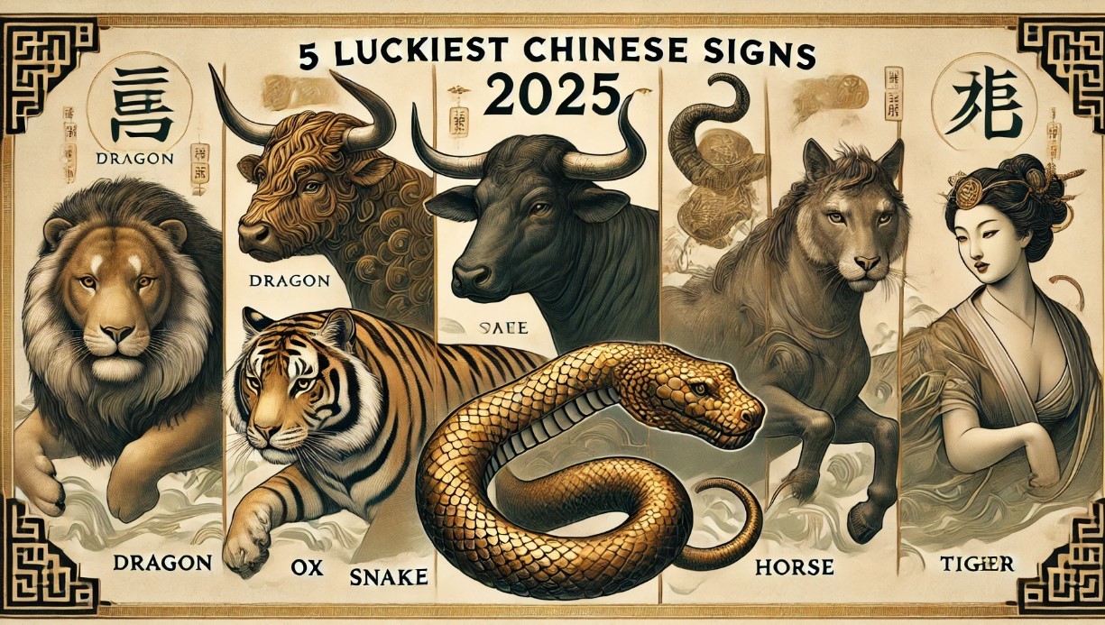 Top 5 Luckiest Chinese Zodiac Signs in 2025: Are You One of Them?