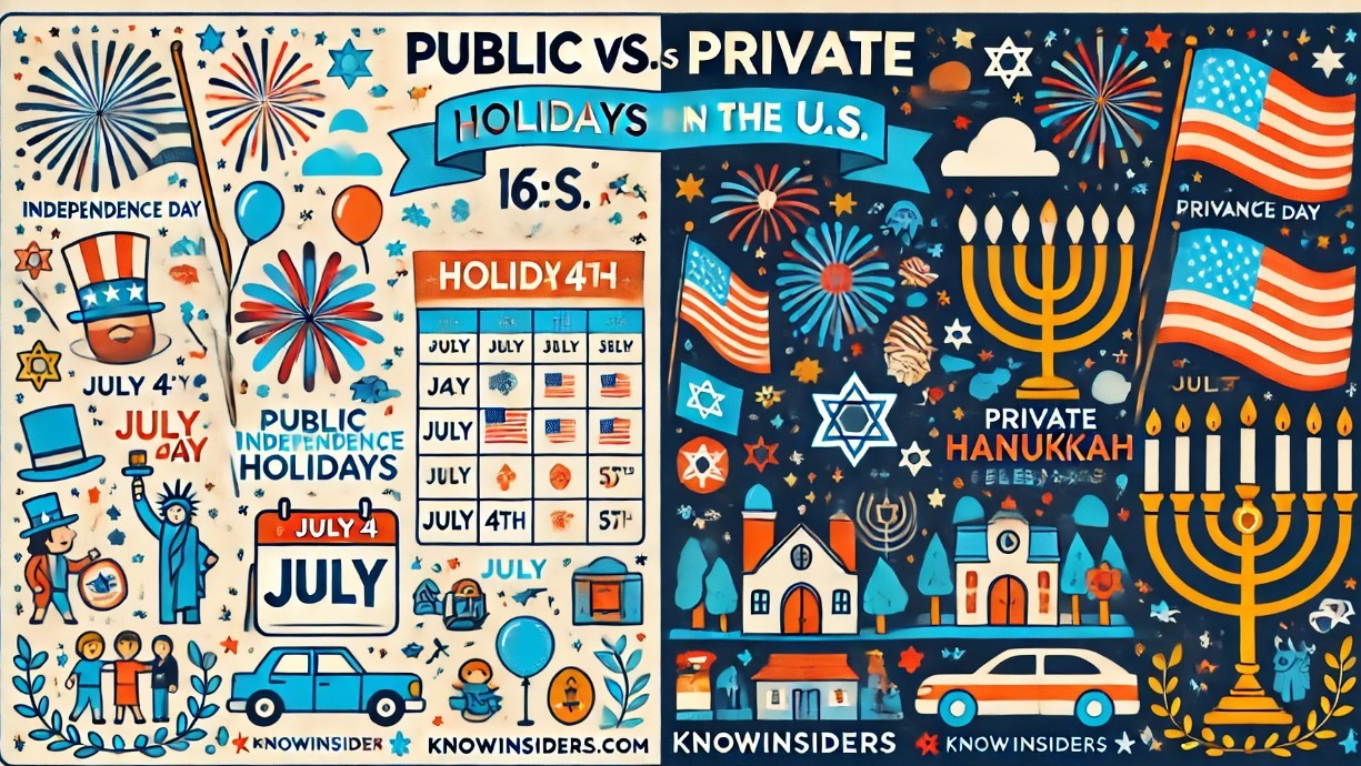 Public vs. Private Holidays in the United States: The Differences?