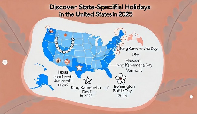 State-Specific Holidays in the United States in 2025