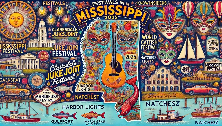  festival map for Mississippi in 2025