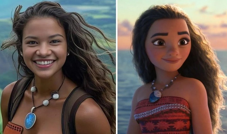 Who’s playing Moana in the live-action movie