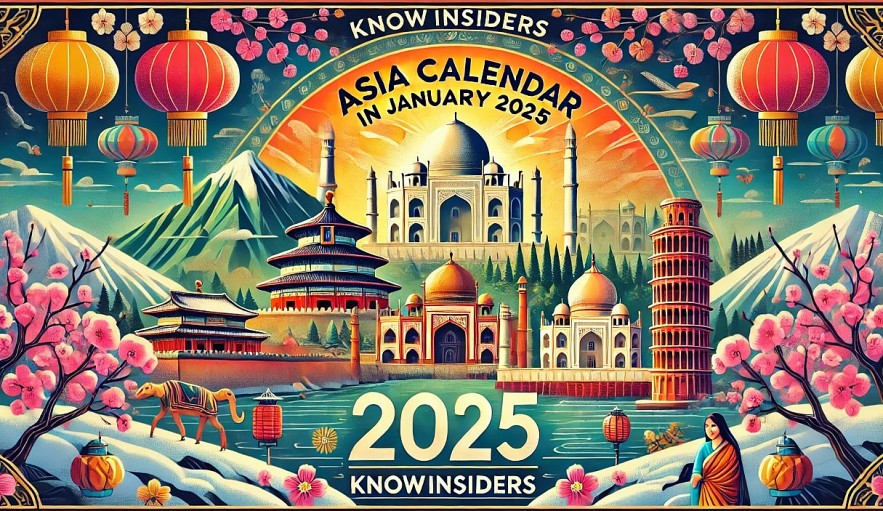 Asia Calendar in January 2025: List of National Holidays, Observances, and Special Days