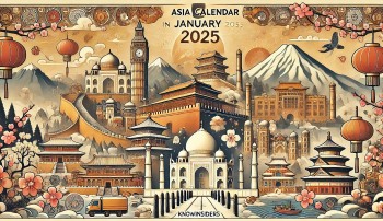 Asia Calendar in January 2025: List of National Holidays, Observances, and Special Days