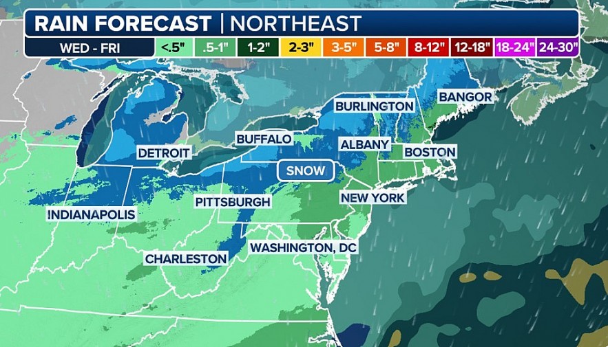 Thanksgiving Travel Chaos: Rainstorms, Heavy Snow, and Freezing Air Impact Millions