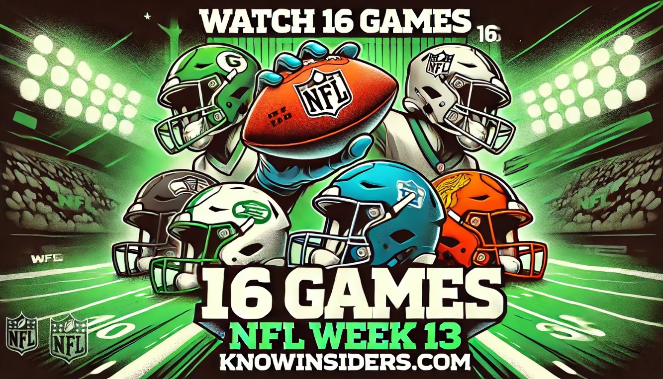 Top Free & Low-Cost Options to Watch NFL Week 13 - All 16 Games (Legally)