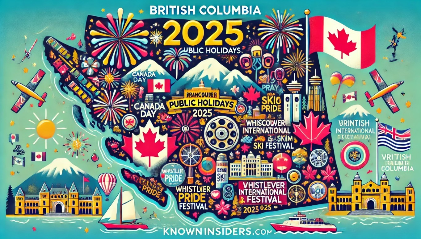 British Columbia 2025 Calendar: Public Holidays, Observances, Special Days, and Big Events