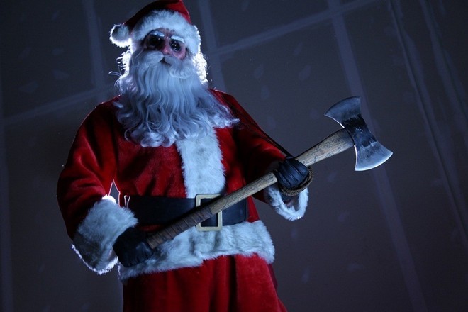 Why do Americans love watching horror films during Christmas?