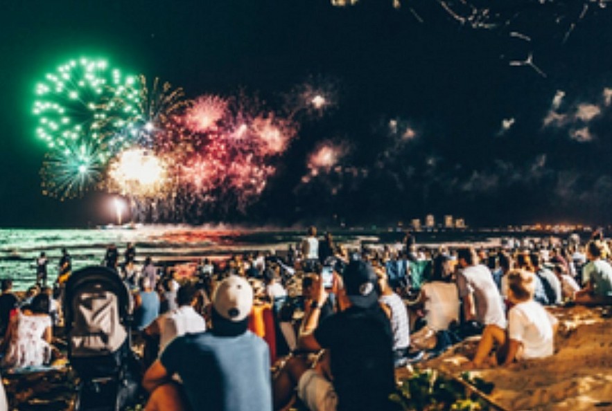 Beach Parties in New Year