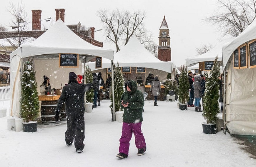 It Was a Snowy Weekend in Niagara-on-the-Lake