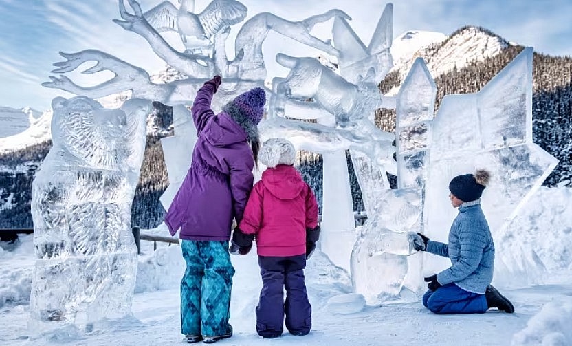 The Ice Magic Festival in Lake Louise 