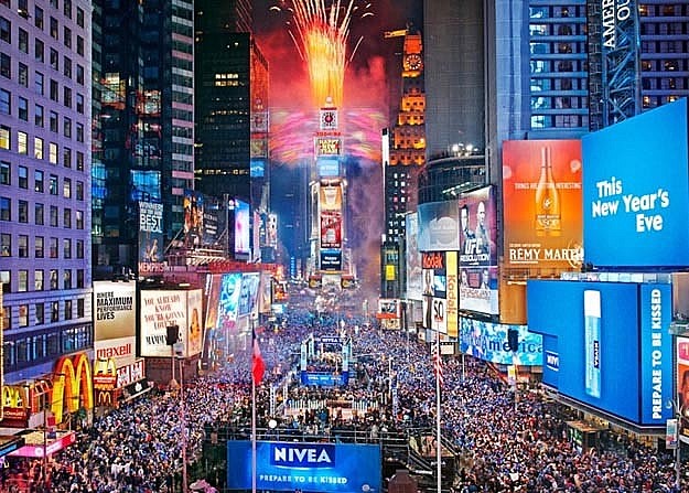 Times Square New Year’s Eve Ball Drop